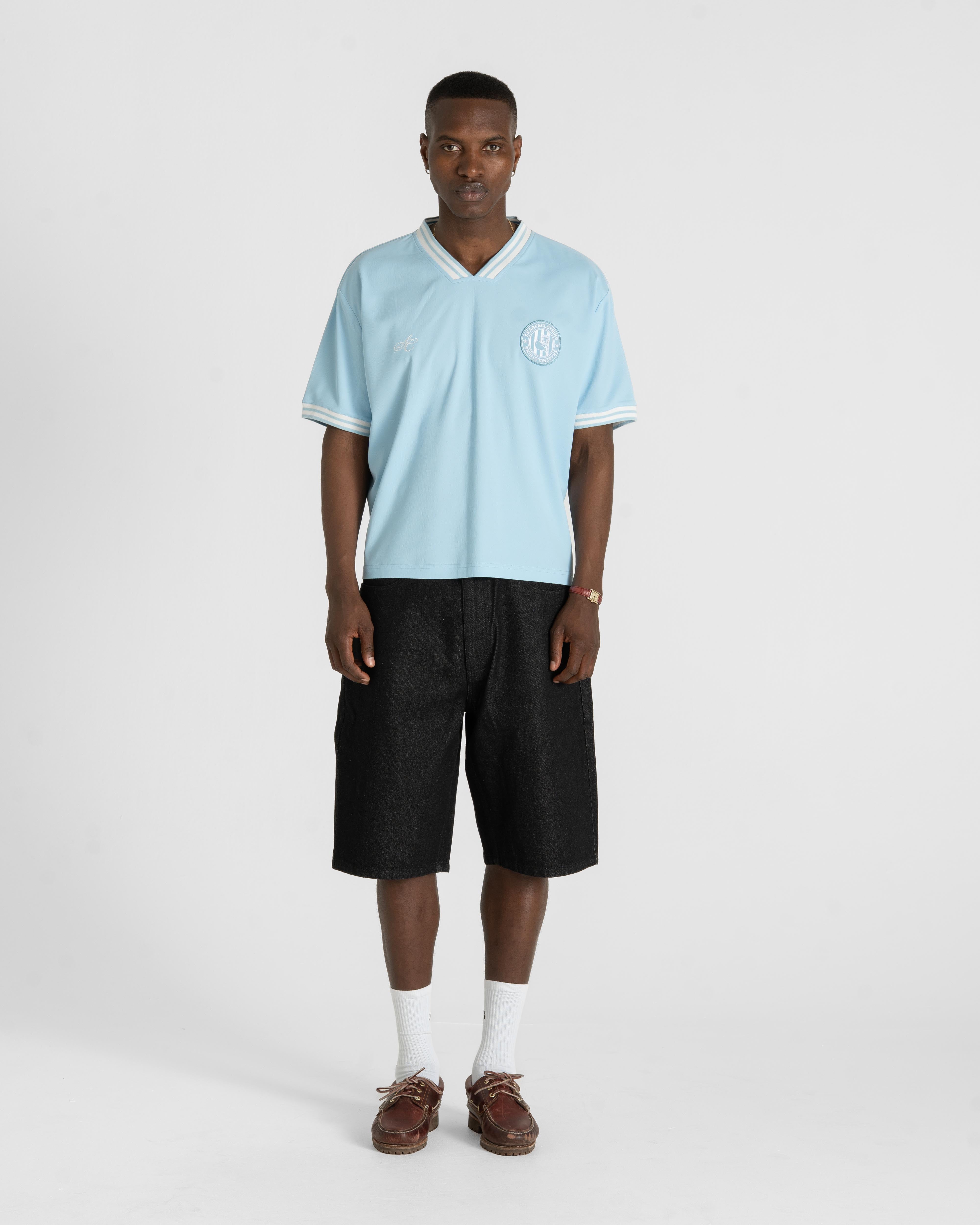 SC Football T-shirt Light Blue